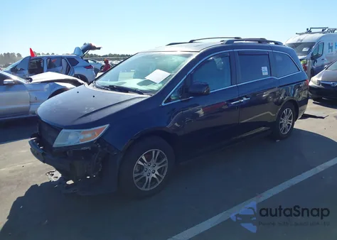 2012 Honda Odyssey Ex-L из США, поврежденный, VIN 5FNRL5H64CB141518